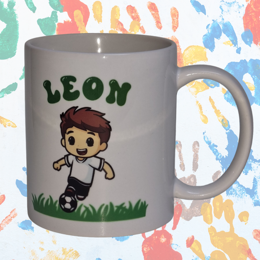 Tasse Fußball "personalisiert"